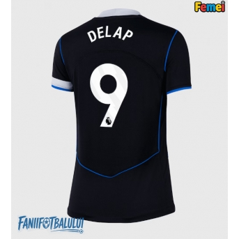 Chelsea Liam Delap #9 Tricou Fotbal Replică 2025-26 Femei Treilea